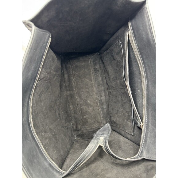 RARE 2015 Michael Kors GRACIE Large Genuine Python Leather Tote Graphite/Black - Picture 14 of 16